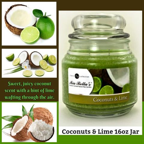 coconuts & Lime 16 oz Jar