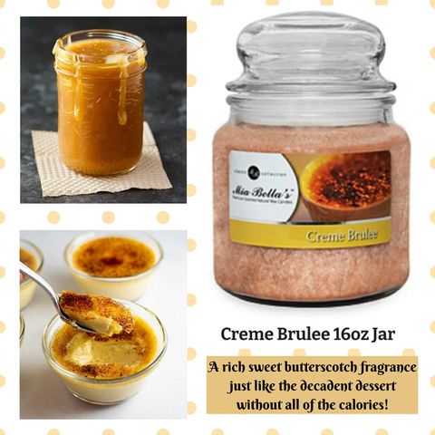 Creme Brulee 16 oz Jar