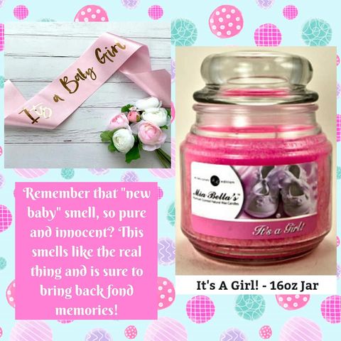 It'a A Girl 16 oz Jar