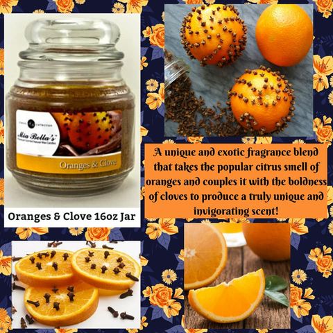 Oranges & Clove 16 oz Jar