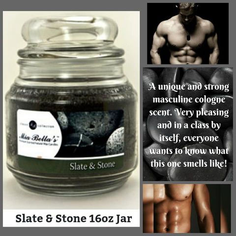 Slate & Stone 16 Oz jar