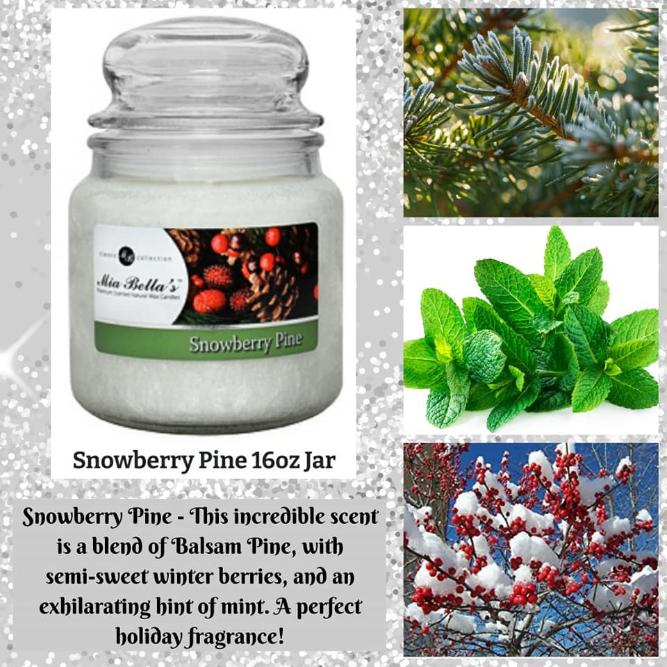Snowberry Pine 16 oz Jar