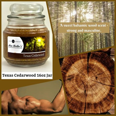 Texas Cedarwood 16 oz Jar